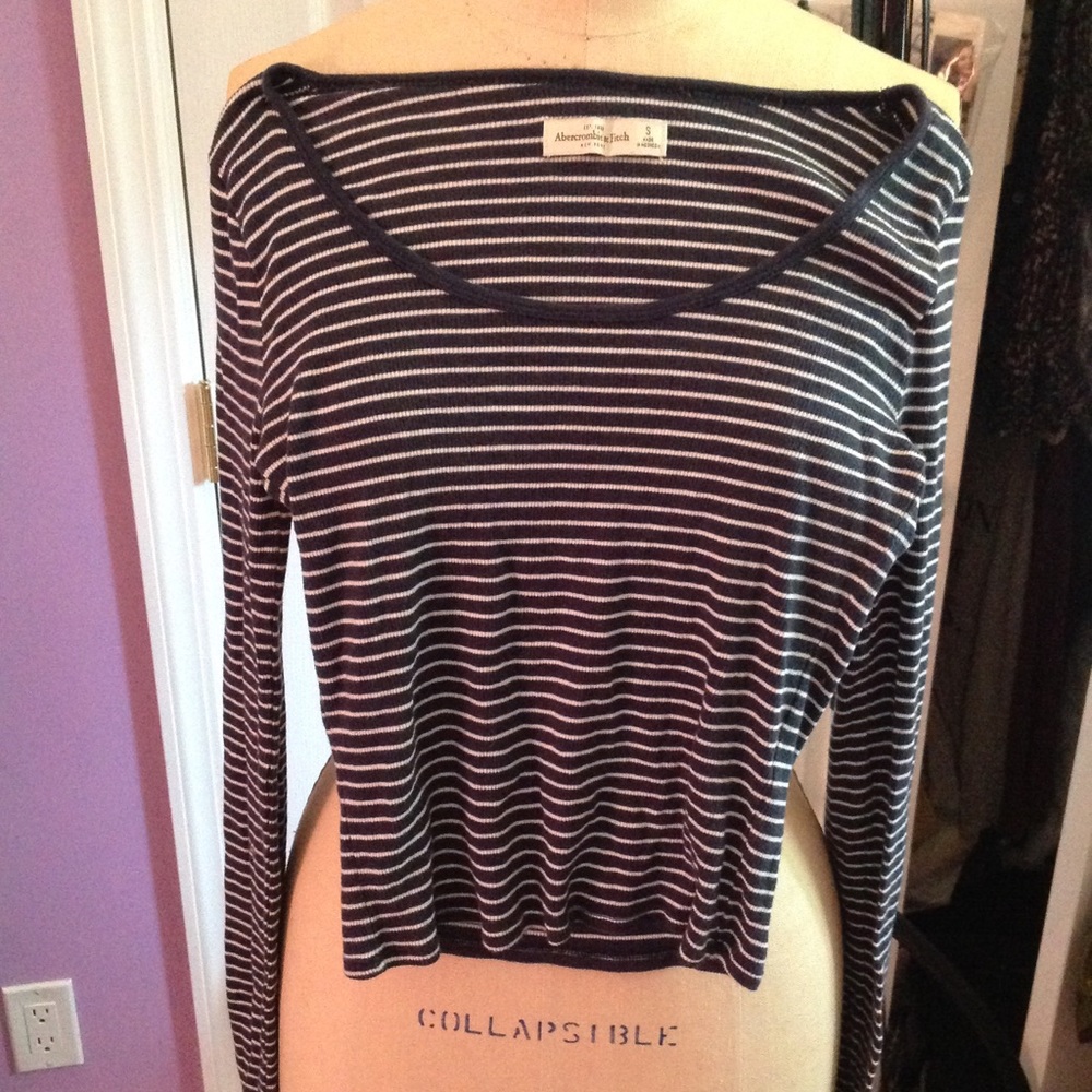 Abercrombie & Fitch Striped Long Sleeve